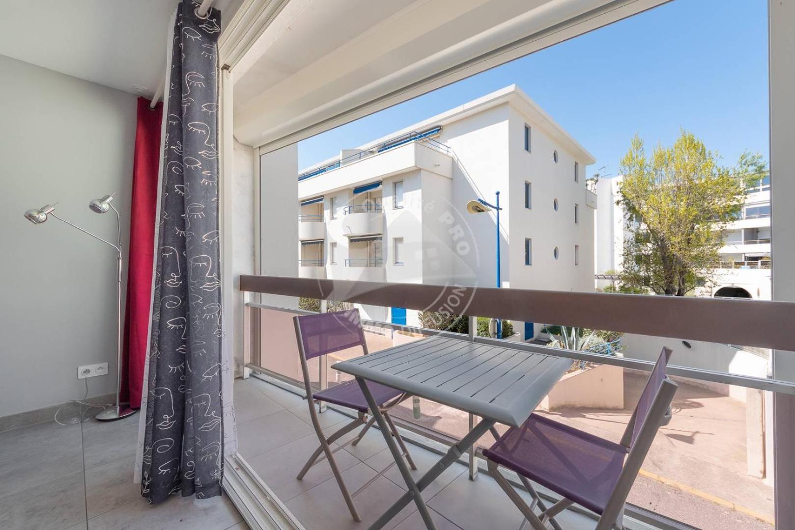 As21512 - Studio Cabine Vue Mer Laterale Avec Parking Prive A 20M De La Plage Le Grau-du-Roi Exteriér fotografie
